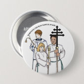 Maronite Church Server Award Button (Vorne & Hinten)