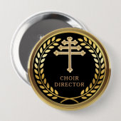 Maronite katholische Kirche Chor Direktor Abzeiche Button (Vorne & Hinten)