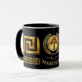 Maronite-katholische Kirchengeschenk Tasse (Vorderseite Links)