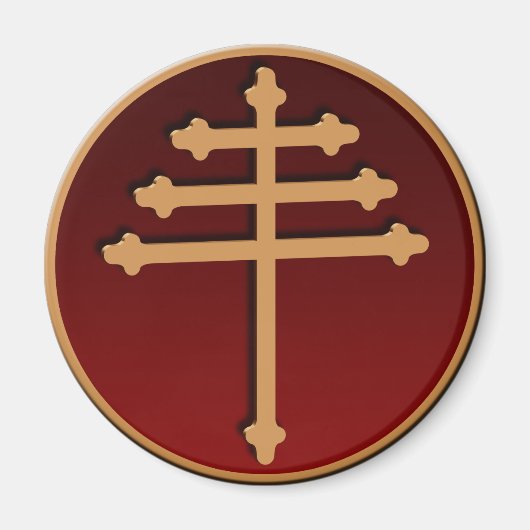 Maronite Magnet Cross (Vorne)
