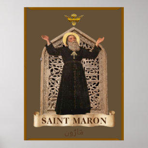 Maronite-Symbol Extra Large 40,00" x 53,33 Poster