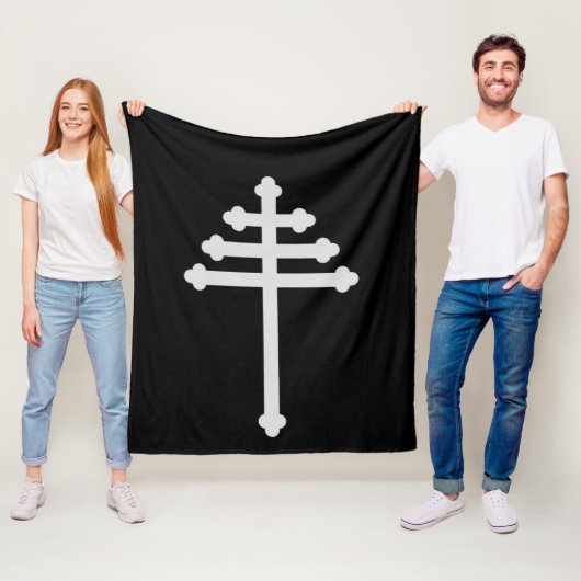 Maronitsch-katholisch-orthodoxe Syrisch-Kirchenkre Fleecedecke (Beispiel)