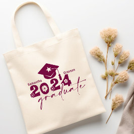 Maroon 2024: personalisierte Graduate Class Tragetasche