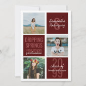 Maroon 3-Foto Fun Boxes Abschluss Einladung (Vorderseite)