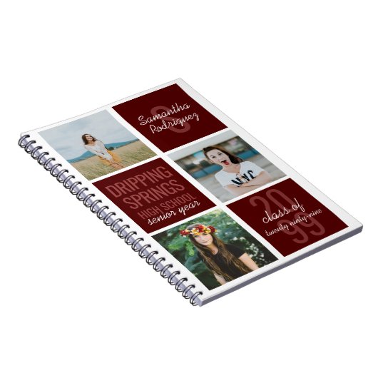 Maroon 3-Foto Fun Boxes Class Year Notebook Notizblock (Rechte Seite)