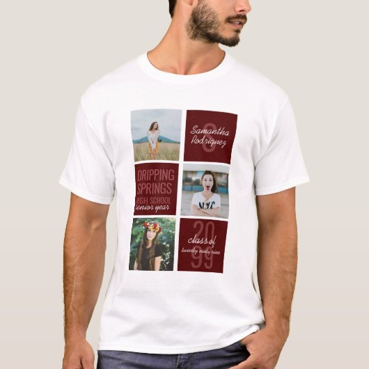 Maroon 3-Foto Fun Boxes Class Year T-Shirt (Vorderseite)