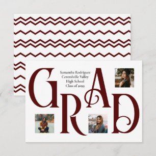 Maroon 3-Foto-Klassik und Fett-GRAD-Letter Ankündigung