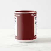 Maroon 4:6 Bilderrahmen 2 Foto Custom Combo Tasse (Zentrum)