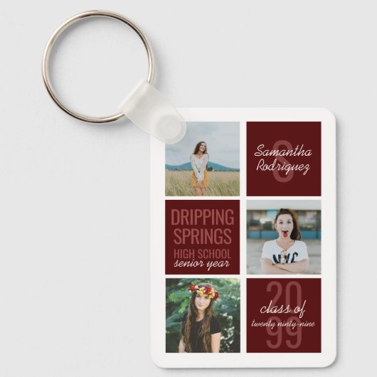 Maroon 4-Foto Fun Boxes Class Year Schlüsselanhäng Schlüsselanhänger (Vorderseite)