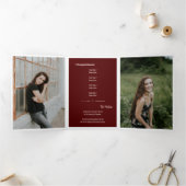 Maroon 5-Foto Fun Boxes Abschluss Dreifach Gefaltete Einladung (Innenseite)