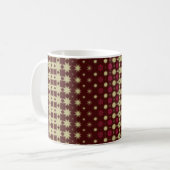 Maroon abstract  kaffeetasse (Vorderseite Links)