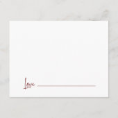 Maroon Advice and Wishes for the Graduate Begleitkarte (Rückseite)