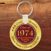 Maroon and Gold Cheap, Class of 1974 Wiedersehen I Schlüsselanhänger (Vorderseite)