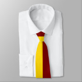 Maroon and Gold Two Color Tie Krawatte (Gebunden)