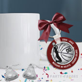 Maroon, Basketball Themed Gastgeschenke Schlüsselanhänger