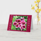 Maroon Beauty, BALD GUT! Karte (Gelbe Blume)
