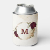 Maroon-Beige Dosenkühler (Kanne Vorderseite)