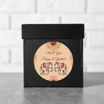 Maroon beige indische Hochzeitelefanten bevorzugen Runder Aufkleber<br><div class="desc">Maroon beige indische Hochzeitelefanten Vintage Grenze Gastgeschenk Hochzeit Aufkleber Vorlage. Klassische traditionelle Hindu Hochzeit danke Ihnen für Aufkleber</div>