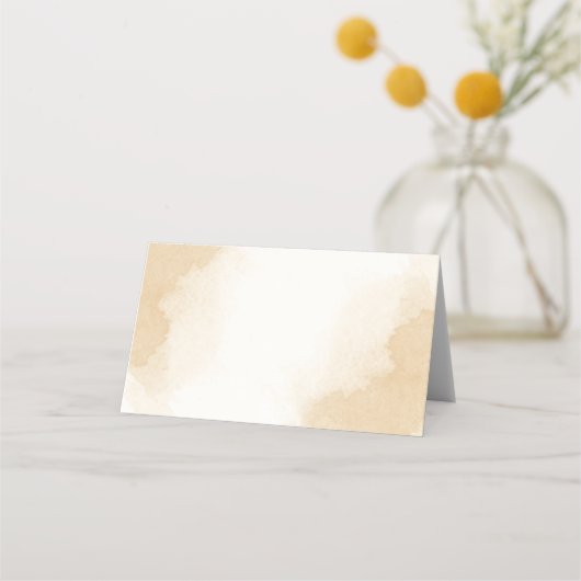 Maroon-Beige Platzkarte (Rückseite)