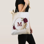 Maroon-Beige Tasche (Von Nahem)