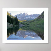 Maroon Bells, Colorado Poster (Vorne)