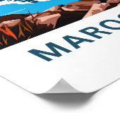 Maroon Bells Colorado Reisen Print Poster (Ecke)