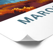 Maroon Bells Colorado Reisen Print Poster (Ecke)