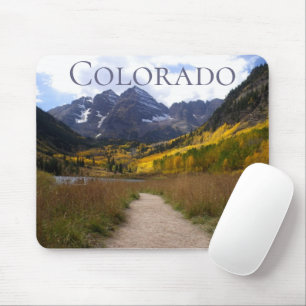 Maroon Bells Colorado Travel Mousepad