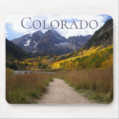 Maroon Bells Colorado Travel Mousepad (Vorne)
