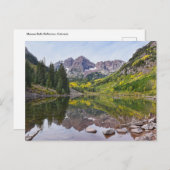 Maroon Bells im Herbst, Colorado Postkarte (Vorne/Hinten)