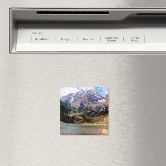 Maroon Bells im Herbst Magnet (In Situ (Geschirrspüler))