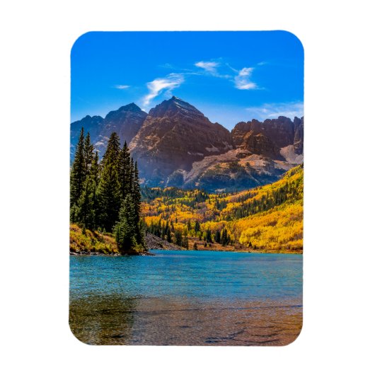 Maroon Bells in Aspen, Colorado Magnet (Vertikal)