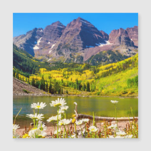 Maroon Bells in Aspen, Colorado Magnetkarte