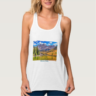 Maroon Bells in Aspen, Colorado Tank Top