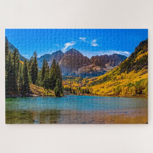 Maroon Bells in Aspen Puzzle (Horizontal)