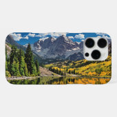 Maroon Bells iPhone Case Hülle (Rückseite (Horizontal))