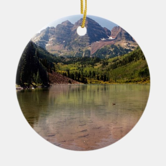 Maroon Bells Keramikornament (Vorne)