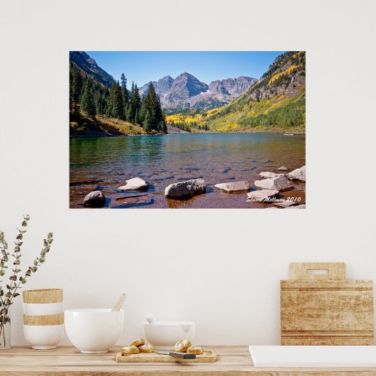 Maroon Bells Landscape Poster (Küche)
