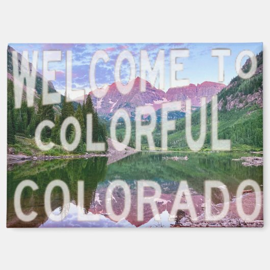 Maroon Bells Magnet (Vorderseite)