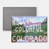 Maroon Bells Magnet (Vorderseite/Rückseite)