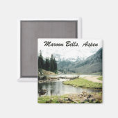 Maroon Bells Magnet (Vorderseite/Rückseite)