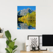 Maroon Bells mit Aspens Poster (Heimbüro)