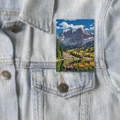 Maroon Bells mit Elch Button (Insitu)