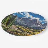 Maroon Bells Paper Napkin Pappteller (Schrägansicht)