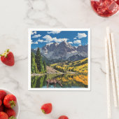 Maroon Bells Paper Napkin Serviette (Beispiel)