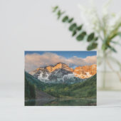 Maroon Bells Postcard Postkarte (Stehend Vorderseite)