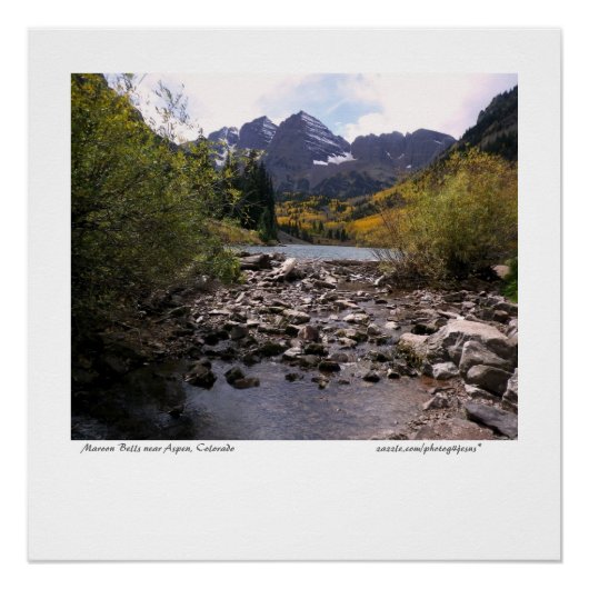 Maroon Bells Poster (Vorderseite)