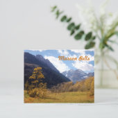 Maroon Bells Postkarte (Stehend Vorderseite)