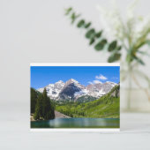 Maroon Bells Postkarte (Stehend Vorderseite)