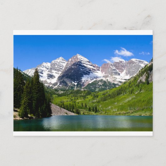 Maroon Bells Postkarte (Vorderseite)